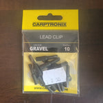 Carptronix lead clip gravel x 10