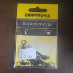 Carptronix big ring swivel L x 10