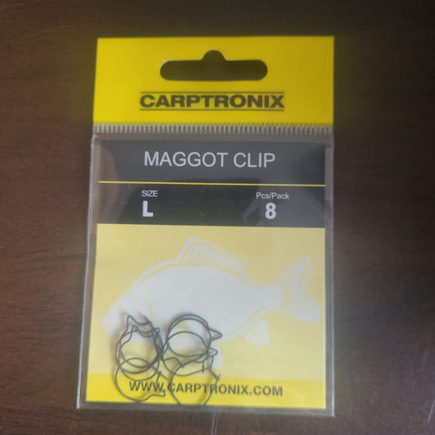 Carptronix maggot clip Large x 8