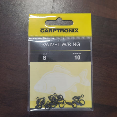 Carptronix swivel w/ring small x 10