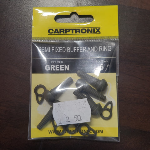 Carptronix semi fixed buffer & rig green x 6