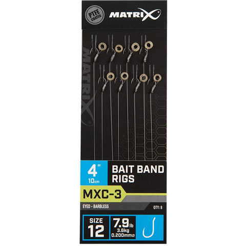 MATRIX BAIT BAND RIGS 4" 12