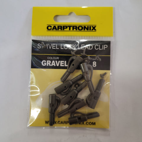 CARPTRONNIX SWIVEL LOCK LEAD CLIP GRAVEL