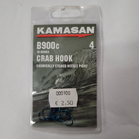 KAMASAN B900C SIZE 4 CRAB HOOKS