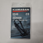 KAMASAN B940 SIZE 2/0 ABERDEEN HOOKS