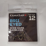 KAMASAN B911 BARBLESS EYED 12