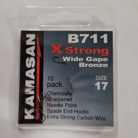 KAMASAN B711 XSTRONG WIDE GAPE BRONZE 17