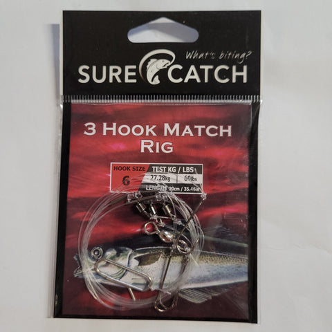 SURF CAST 3 HOOK MATCH RIG 6