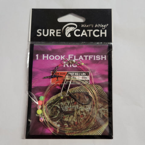 SURE CATCH 1 HOOK FLATFISH RIG 1