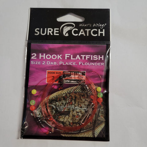 SURE CATCH 2 HOOK FLATFISH RIG 2