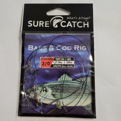 SURE CATCH BASS & COD RIG 2/0