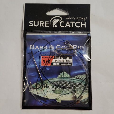 SURE CATCH BASS & COD RIG 3/0