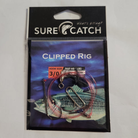 SURE CATCH CLIPPED RIG 3/0