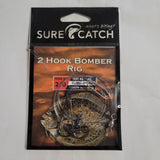 SURE CATCH 2 HOOK BOMBER RIG 2/0