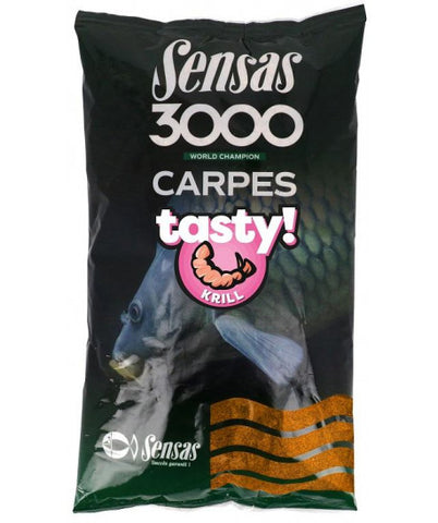 SENSAS 3000 CARPES TASTY KRILL 1KG