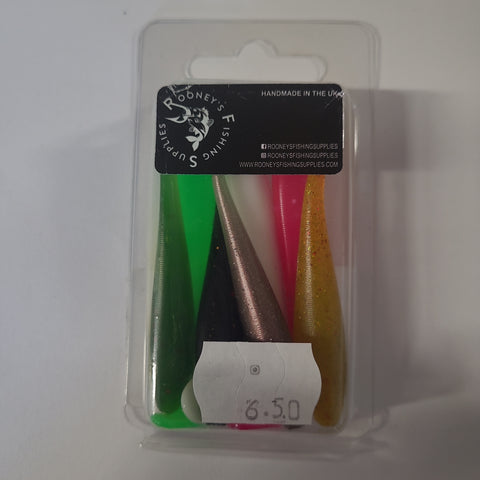 ROONEYS MIXED PADDLE TAILS 4G 3"
