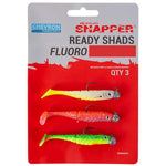 SNAPPER READY SHADS FLUORO.