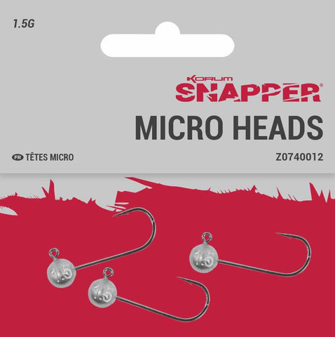 KORUM SNAPPER MICRO HEADS 3G